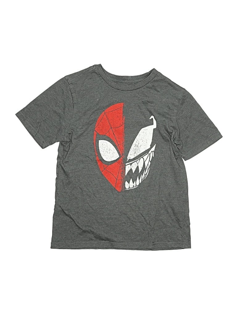 Pre-owned Marvel Kids' Short Sleeve T-shirt In Gray