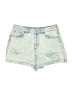 PacSun 100% Cotton Blue Denim Shorts Size 28 waist - photo 1