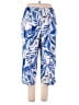 Passport Print Blue Casual Pants Size XL - photo 2