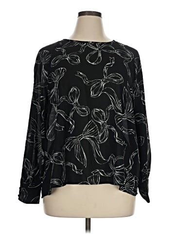 Maurices Long Sleeve Blouse (view 1)