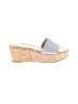 Stuart Weitzman Blue Wedges Size 7 - photo 1