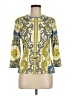 J. McLaughlin Yellow 3/4 Sleeve Blouse Size M - photo 1