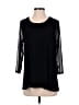 Anne Klein Black 3/4 Sleeve Top Size M - photo 1