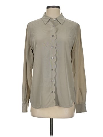 Equipment Long Sleeve Blouse (view 1)