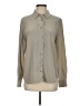 Equipment Gray Long Sleeve Blouse Size S - photo 1
