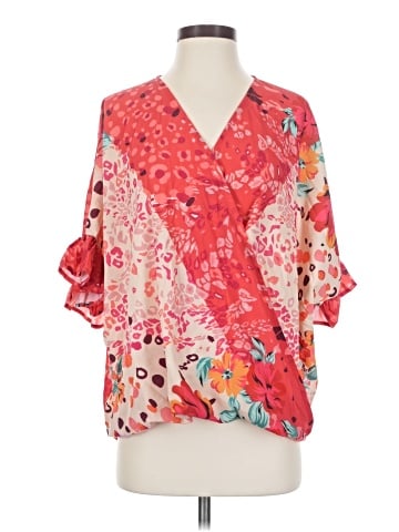Umgee 3/4 Sleeve Blouse (view 1)