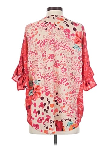 Umgee 3/4 Sleeve Blouse (view 2)