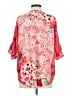 Umgee Pink 3/4 Sleeve Blouse Size S - photo 2