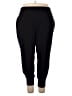 Freely Solid Black Active Pants Size 3X - photo 1