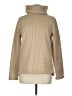 J.Crew Factory Store 100% Polyester Houndstooth Tan Turtleneck Sweater Size M - photo 1