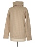 J.Crew Factory Store 100% Polyester Houndstooth Tan Turtleneck Sweater Size M - photo 2