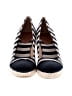 J.Crew Stripes Blue Wedges Size 11 - photo 2