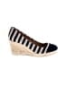 J.Crew Stripes Blue Wedges Size 11 - photo 1