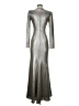 Eliza J Metallic Silver Cocktail Dress Size 2 - photo 2