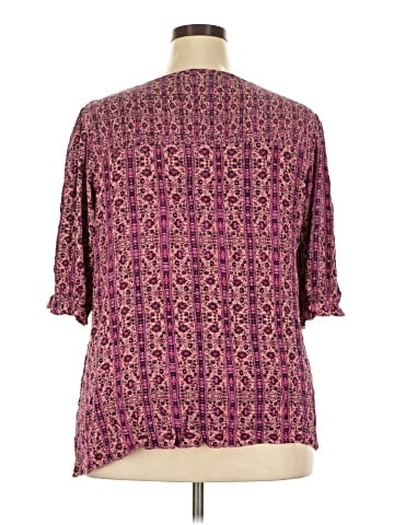 City Chic 3/4 Sleeve Blouse (view 2)