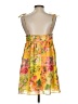 Unbranded 100% Polyester Tropical Yellow Cocktail Dress Size S - photo 2