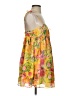 Unbranded 100% Polyester Tropical Yellow Cocktail Dress Size S - photo 4