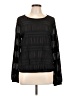 Eva Longoria Black Long Sleeve Blouse Size L - photo 1