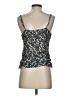 Fifteen Twenty Floral Black Silver Sleeveless Top Size S - photo 2