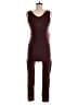 Storq Burgundy Brown Jumpsuit Size Med Maternity (3) - photo 2
