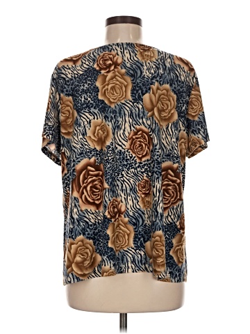 Brittany Black Short Sleeve Blouse (view 2)