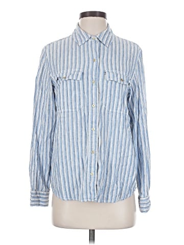 American Eagle Outfitters Long Sleeve Button-Down Shirt (view 1)