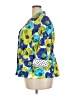 Joan Rivers Print Blue Blazer Size 20 - photo 5