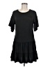 Alya Solid Black Casual Dress Size M - photo 1
