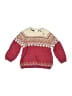 H&M Chevron-herringbone Red Pullover Sweater 9-12 MO / 12 MO - photo 1
