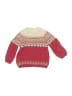 H&M Chevron-herringbone Red Pullover Sweater 9-12 MO / 12 MO - photo 2