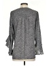 Vince Camuto 100% Polyester Gray 3/4 Sleeve Blouse Size S - photo 2