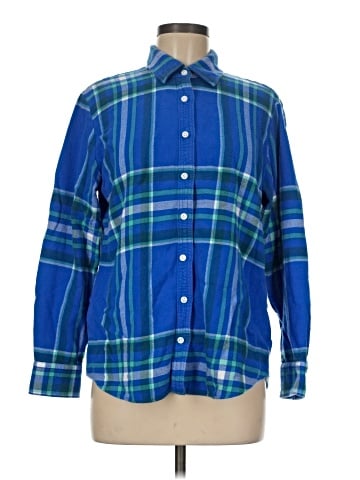 Lands' End Long Sleeve Button-Down Shirt (view 1)