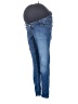 Old Navy - Maternity Solid Blue Jeans Size 4 - photo 1
