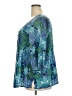 Basic Editions 100% Cotton Blue Teal 3/4 Sleeve Blouse Size XXL (estimated) - photo 5