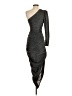 LPA Metallic Gray Cocktail Dress Size XS - photo 2