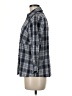 Laura Scott Plaid Gray 3/4 Sleeve Button-Down Shirt Size M - photo 5