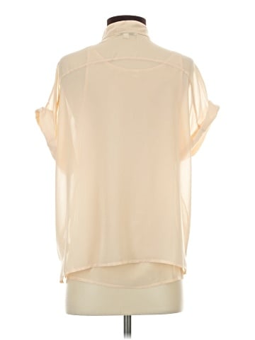 Adam Lippes Short Sleeve Silk Top (view 2)