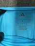 Adidas 100% Polyester Teal Short Sleeve Top Size 5 - photo 3