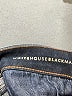 White House Black Market Color Block Blue Jeans Size 6 - photo 7