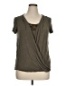I.N. Studio Gray Short Sleeve Top Size XL (petite) - photo 1