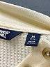 Lands' End Ivory Long Sleeve Polo Size 10 - 12 - photo 3