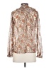 Pepe Jeans Brown Long Sleeve Blouse Size S - photo 2
