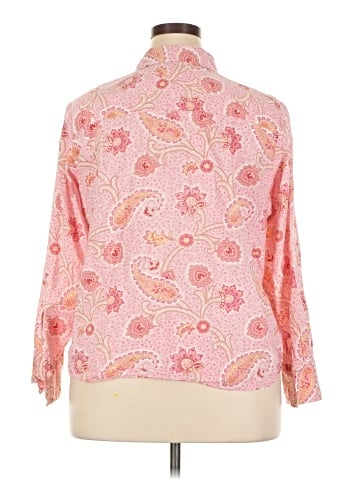 Charter Club 3/4 Sleeve Button-Down Shirt (view 2)