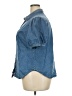 Blooming Jelly Blue Short Sleeve Button-Down Shirt Size XXL - photo 5
