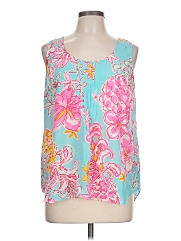 Lilly Pulitzer Sleeveless Silk Top (view 1)