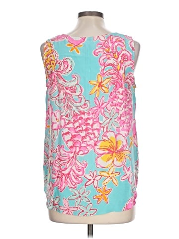 Lilly Pulitzer Sleeveless Silk Top (view 2)