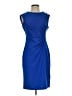 DKNY Solid Blue Cocktail Dress Size 4 - photo 1