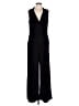 Nina Leonard Solid Black Jumpsuit Size L - photo 1