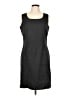 Ingenuity Solid Black Casual Dress Size 12 - photo 1