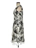 Donna Ricco 100% Polyester Print Gray Cocktail Dress Size 4 - photo 5